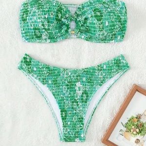 Bandeau 2 Piece Bikini Set-Brand New/Size Small